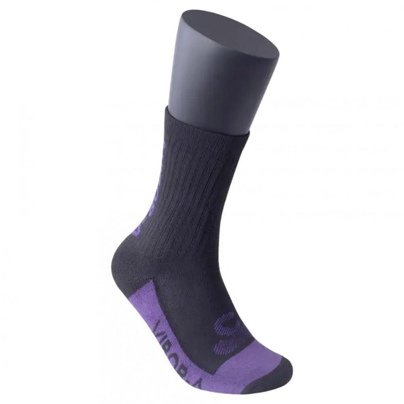 Calcetines Vibora Largos Negros Violetas Calcetines Vibora Largos Negros Violetas