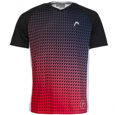 Camiseta Head Game Tech Red Print Padel