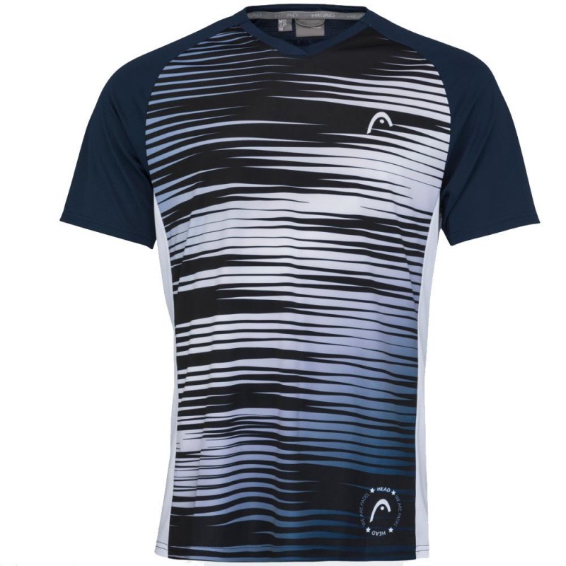 Camiseta Head Game Tech Print Padel White Camiseta Head Game Tech Print Padel White