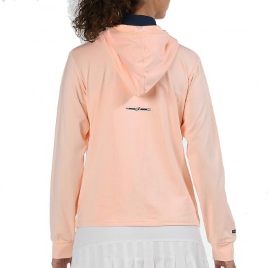 Sudadera Bullpadel Edorta Salmon Fluor