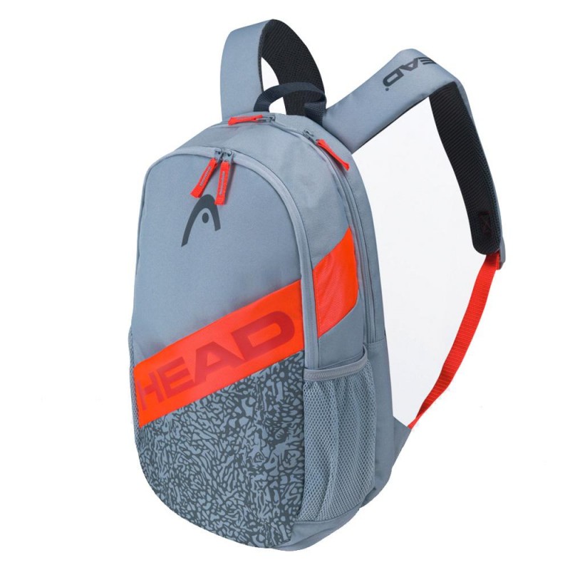 Mochila Head Elite Backpack Grey Orange 2022 Mochila Head Elite Backpack Grey Orange 2022