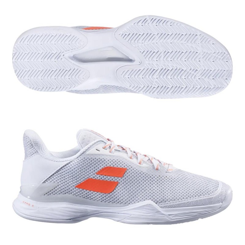 Zapatillas Babolat Jet Tere Clay Women White Living Coral Zapatillas Babolat Jet Tere Clay Women White Living Coral