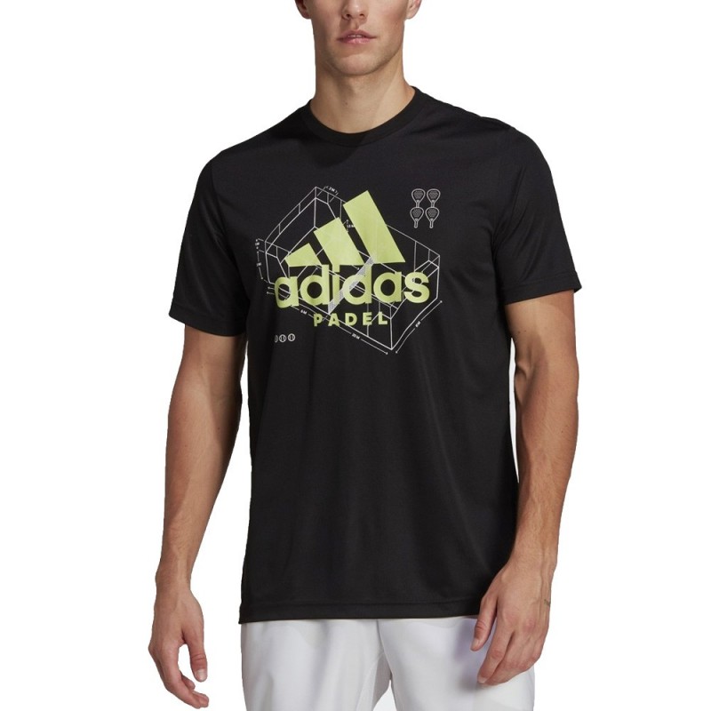 T-shirt Adidas M Pad G nera T-shirt Adidas M Pad G nera