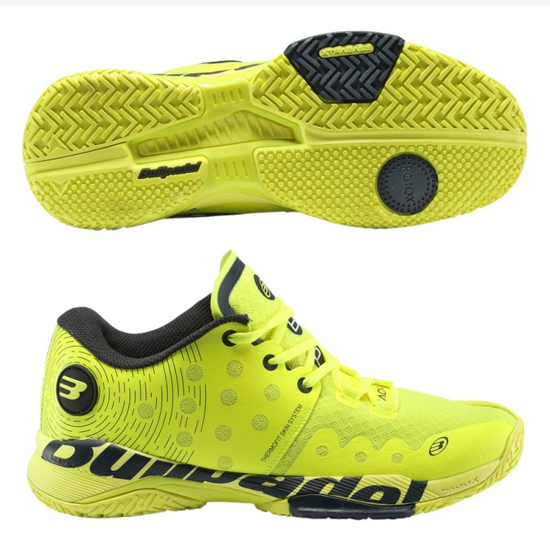 Scarpe Bullpadel Hack Hybrid 22 Gialle