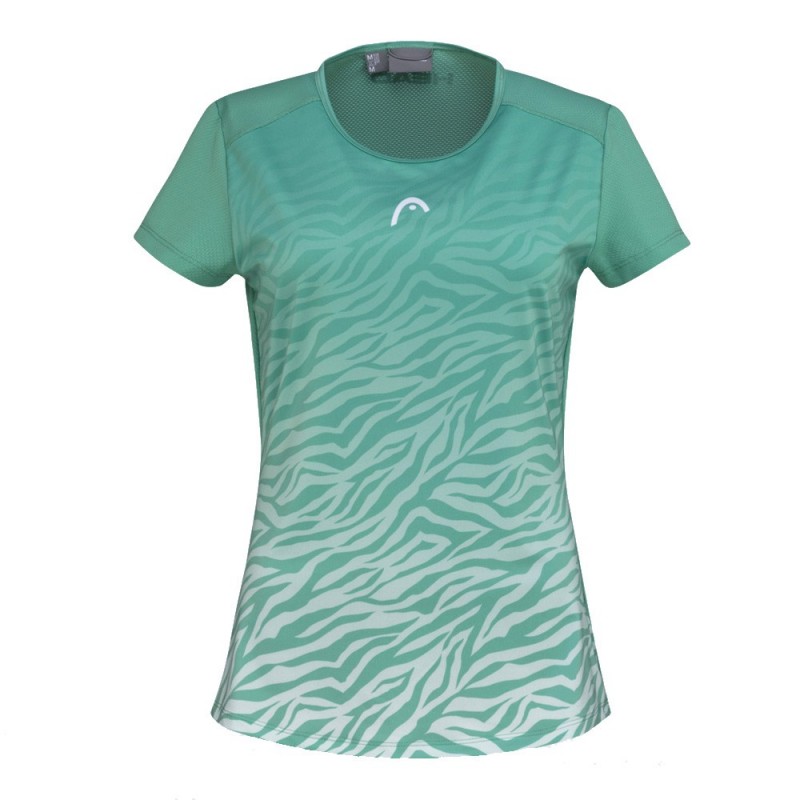 Maglietta Head Tie Break Nile Green Print Vision Maglietta Head Tie Break Nile Green Print Vision