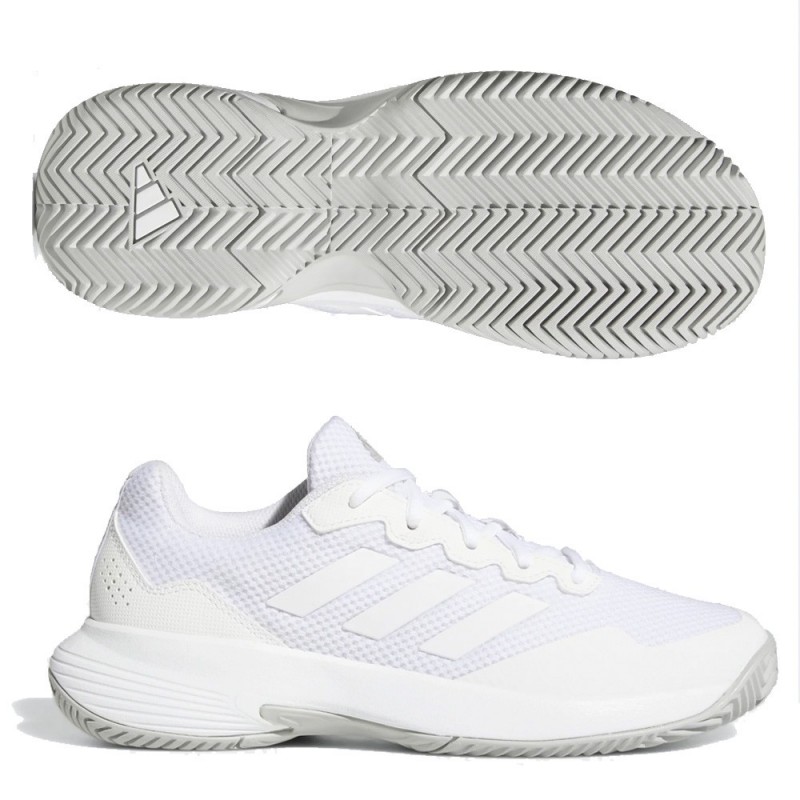 Scarpe Adidas Game Court 2 W FTWR Bianco Grigio 2022 Scarpe Adidas Game Court 2 W FTWR Bianco Grigio 2022