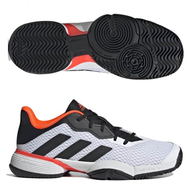 Scarpe Adidas Barricade JR Bianca Nero Solar Rosso 2022