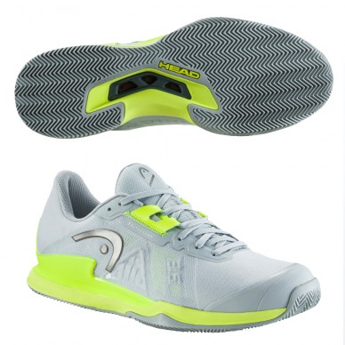 scarpe Head Sprint Pro 3.5 Clay GRYE 2022