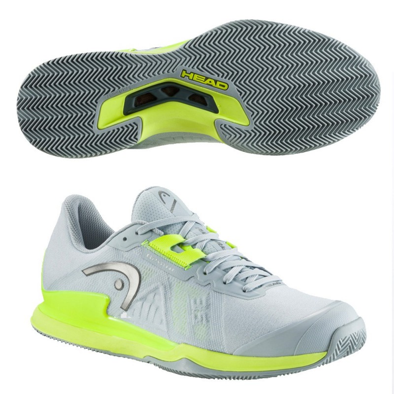 scarpe Head Sprint Pro 3.5 Clay GRYE 2022 scarpe Head Sprint Pro 3.5 Clay GRYE 2022