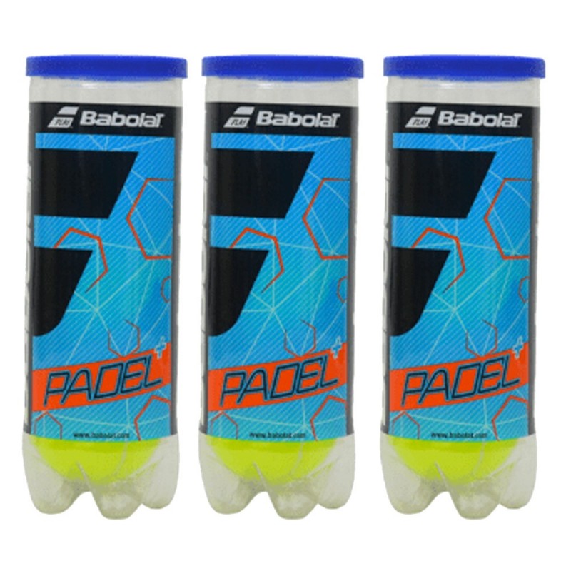 Pack 3 tubo palline Babolat Padel+