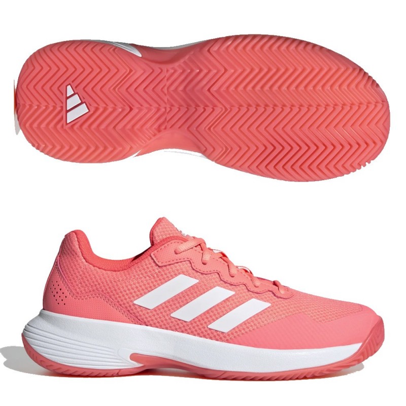 Scarpe Adidas Game Court 2 W Acid Red White Turbo 2022 Scarpe Adidas Game Court 2 W Acid Red White Turbo 2022