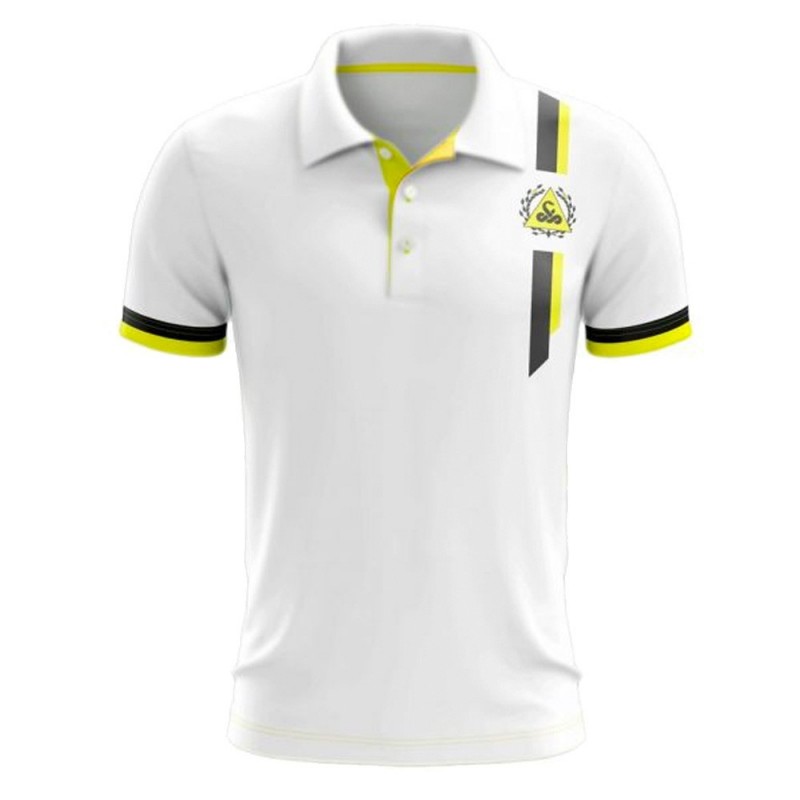 Polo Vibora Team Bianco Giallo Polo Vibora Team Bianco Giallo