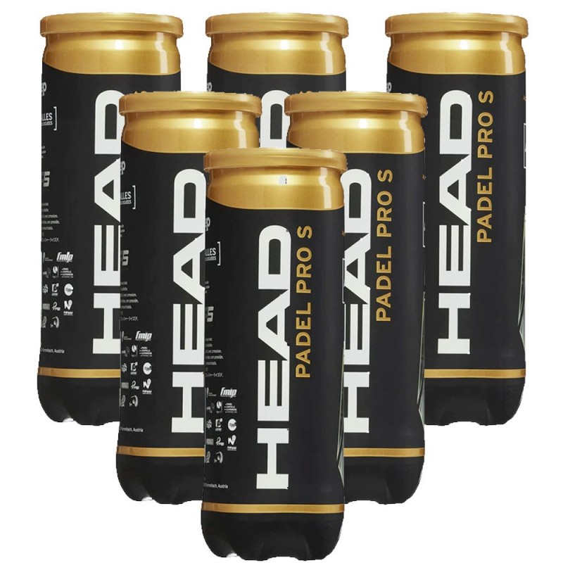 Pack 6 tubo palline Head Padel Pro S Pack 6 tubo palline Head Padel Pro S