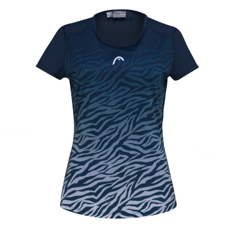 Maglietta Head Tie Break visione con stampa blu scuro Maglietta Head Tie Break visione con stampa blu scuro