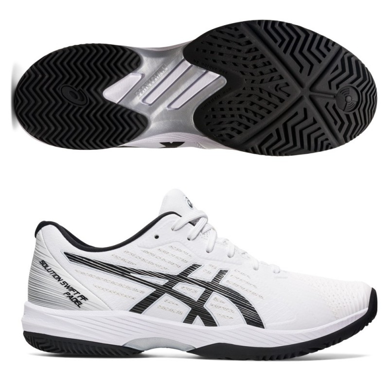 Asics Solution Swift FF Padel bianco nero Asics Solution Swift FF Padel bianco nero