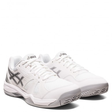 Asics Gel Padel Pro 5 white pure silver