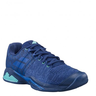 Scarpe Babolat Propulse Blast Clay Men Dark Blue Viridian Green