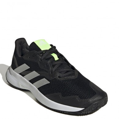 scarpe Adidas Courtjam Control M core nero argento bianco 2022