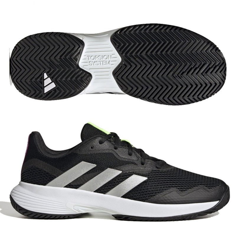 scarpe Adidas Courtjam Control M core nero argento bianco 2022 scarpe Adidas Courtjam Control M core nero argento bianco 2022
