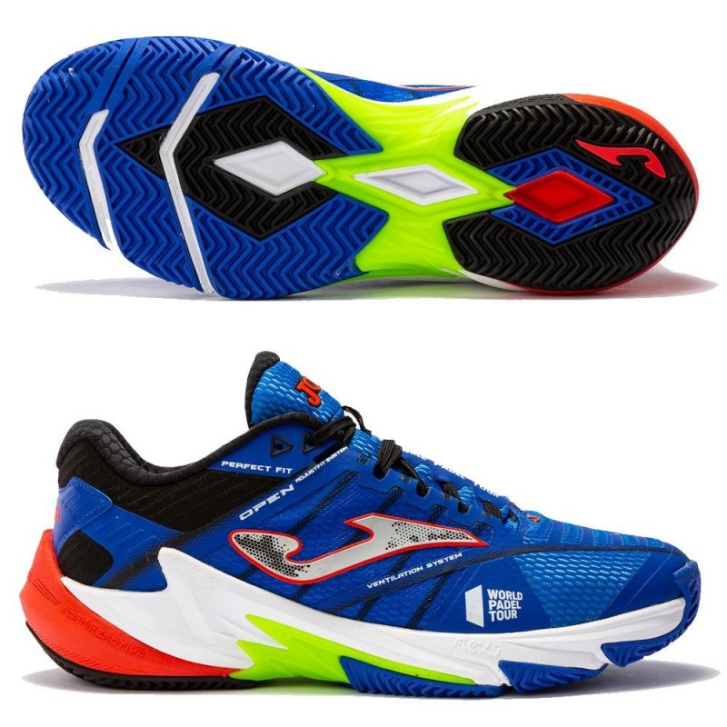Joma T.OPEN UOMO 2204 Royal Rosso Scarpe Joma T.OPEN UOMO 2204 Royal Rosso Scarpe