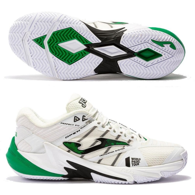 Joma T.OPEN MEN 2202 Scarpe Bianco Verde Joma T.OPEN MEN 2202 Scarpe Bianco Verde