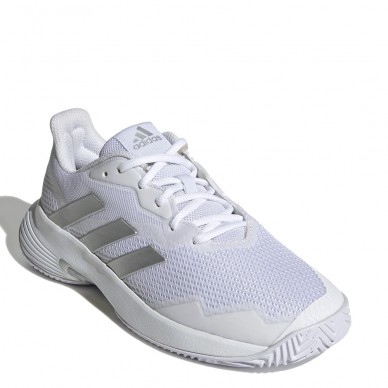 Scarpe Adidas Courtjam Control W nuvola bianca argento metallizzato 2022