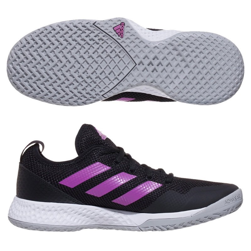 Scarpe Adidas Courtflash W core black semi pulse lilac 2022