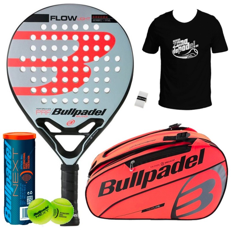 Confezione Bullpadel Flow Light + borsa padel