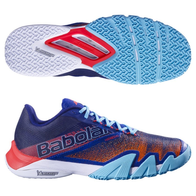 Scarpe Babolat Jet Premura 2 Men blue poppy red Scarpe Babolat Jet Premura 2 Men blue poppy red