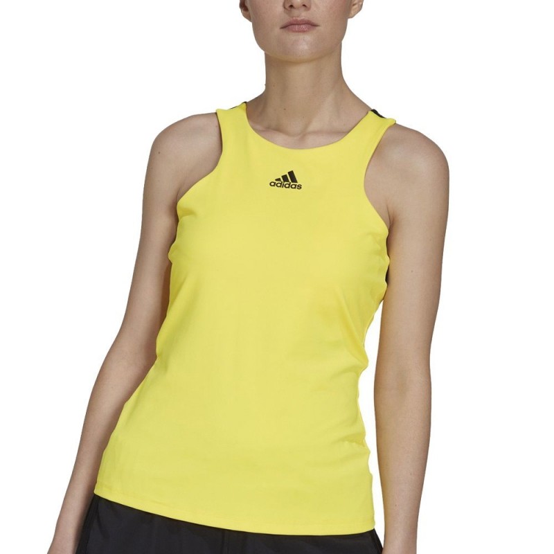 Maglietta Adidas Y-Tank beam yellow black