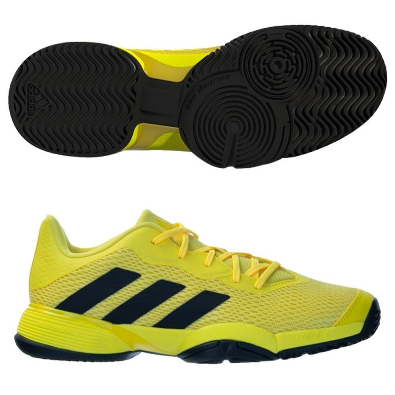 scarpe Adidas Barricade JR impact yellow beam yellow 2022 scarpe Adidas Barricade JR impact yellow beam yellow 2022