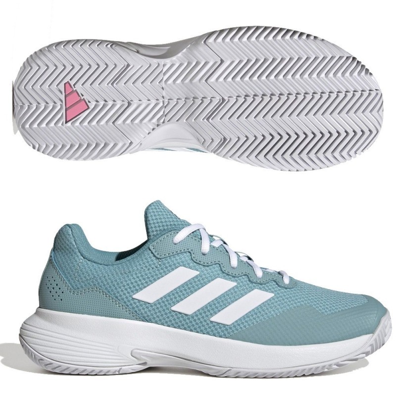 scarpe Adidas GameCourt 2 W mint ton ftwr white 2022