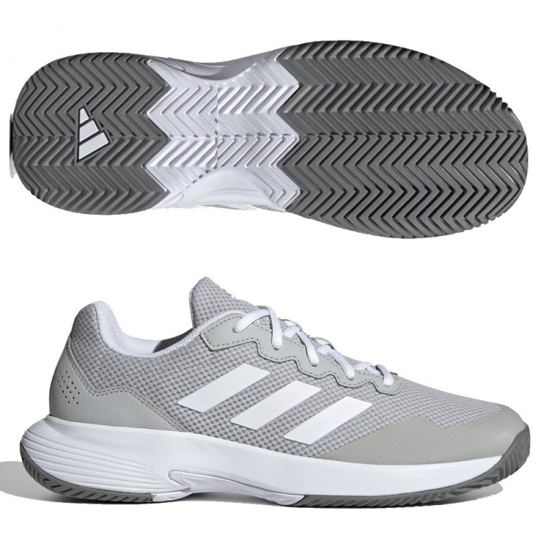 scarpe Adidas GameCourt 2 M grey two ftwr white 2022