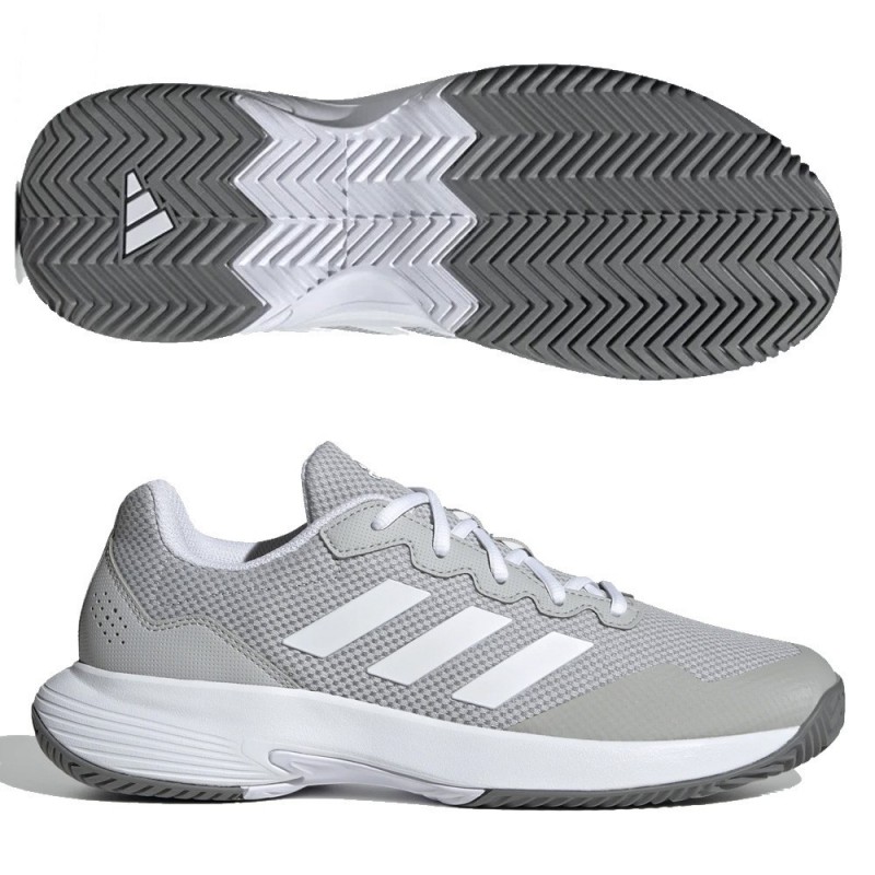 scarpe Adidas GameCourt 2 M grey two ftwr white 2022 scarpe Adidas GameCourt 2 M grey two ftwr white 2022