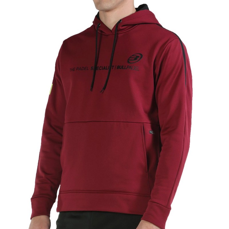 Felpa bordeaux vino Bullpadel Lipis Felpa bordeaux vino Bullpadel Lipis
