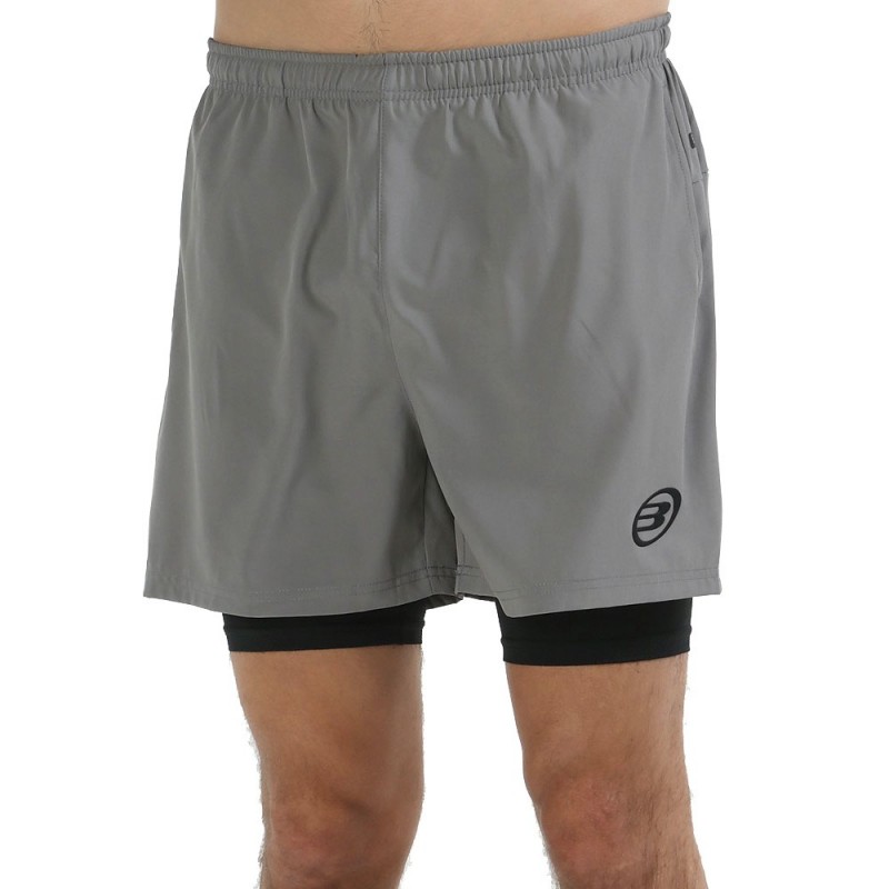 pantaloncini Bullpadel Lipes grigio medio pantaloncini Bullpadel Lipes grigio medio