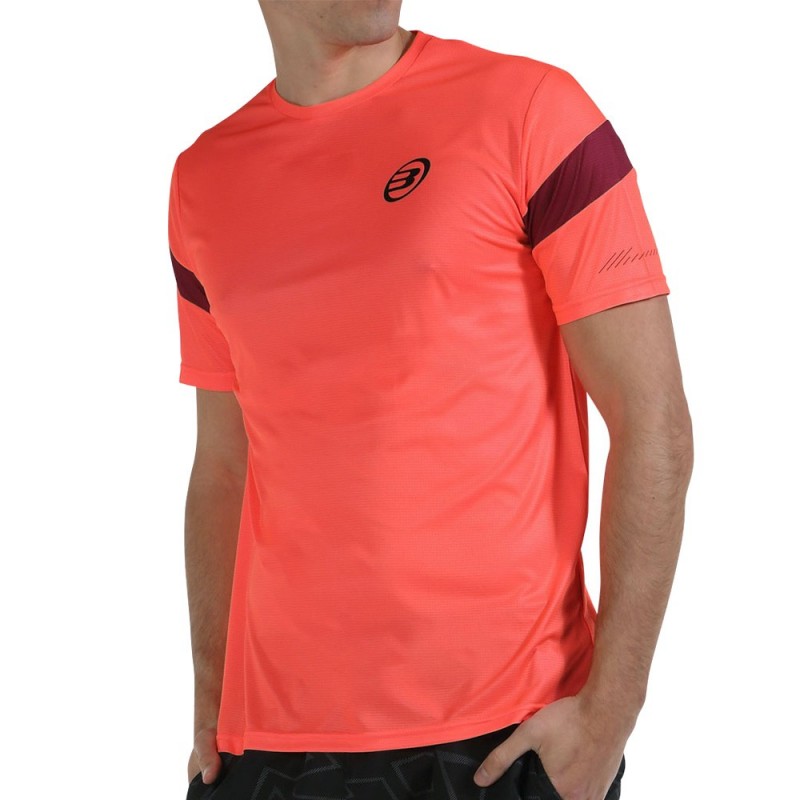 Maglietta Bullpadel Cojin corallo fluo Maglietta Bullpadel Cojin corallo fluo