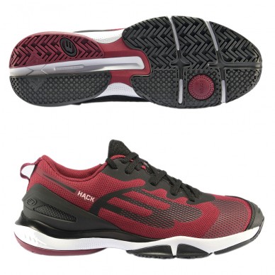 Scarpe Bullpadel Hack Hybrid Fly 22 bordeaux