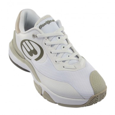 Scarpe Bullpadel Flow Hybrid Fly 22 bianche kaki