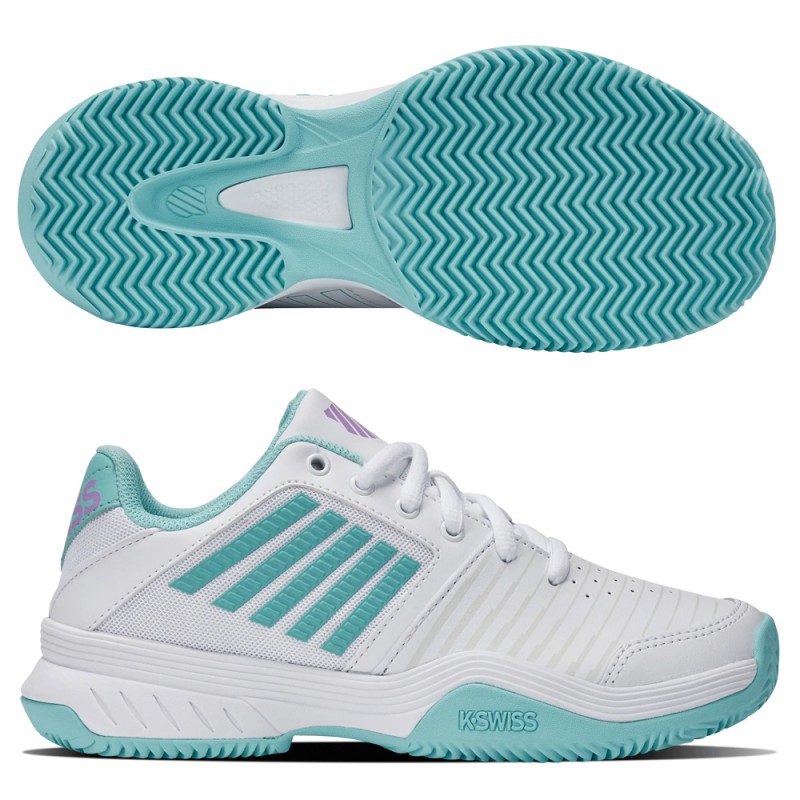 scarpe Kswiss Court Express HB white angel blue scarpe Kswiss Court Express HB white angel blue
