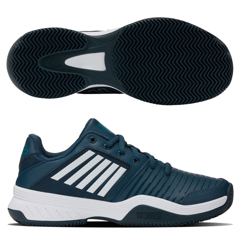 scarpe Kswiss Court Express HB bianco blu coloniale scarpe Kswiss Court Express HB bianco blu coloniale