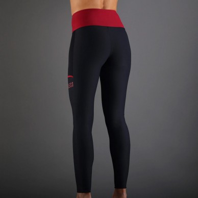 Leggins Endless Pocket Fit Nero Vino