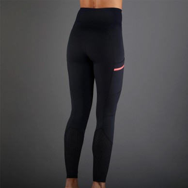 Leggings Endless Twice HW nero rubino