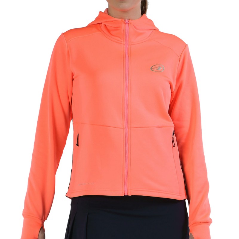 Felpa Bullpadel Abada color corallo Felpa Bullpadel Abada color corallo