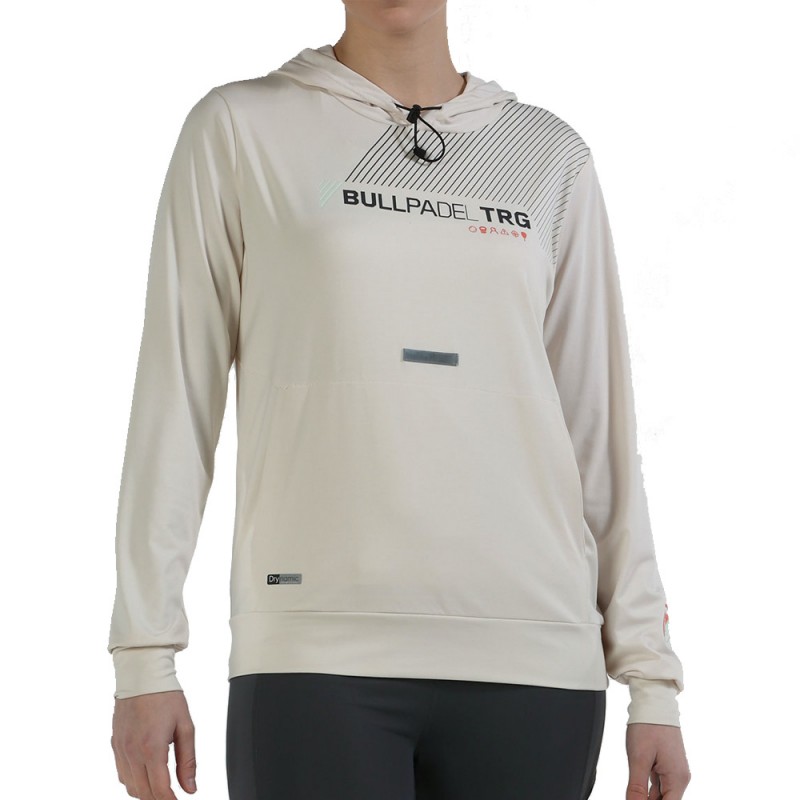 Felpa Bullpadel Tonal avorio Felpa Bullpadel Tonal avorio