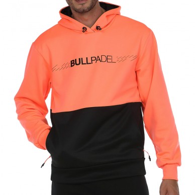 Felpa Bullpadel Imbeve di corallo fluor