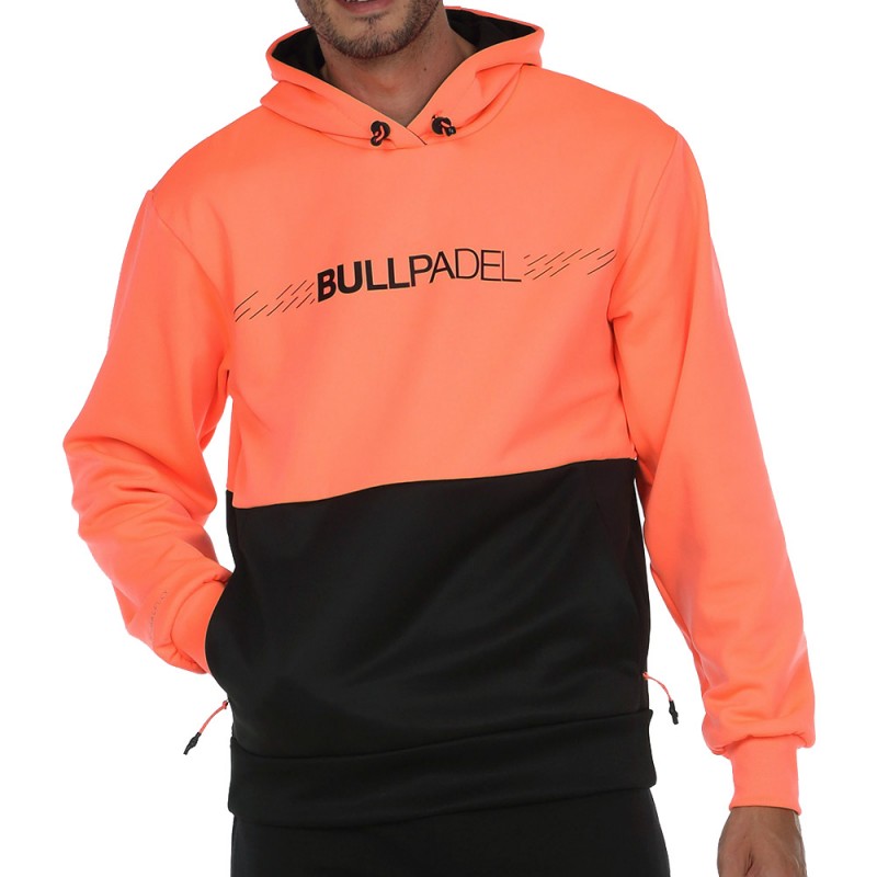 Felpa Bullpadel Imbeve di corallo fluor Felpa Bullpadel Imbeve di corallo fluor