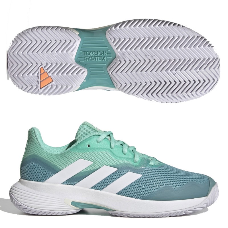 Scarpe Adidas CourtJam Control W easy verde bianco 2022