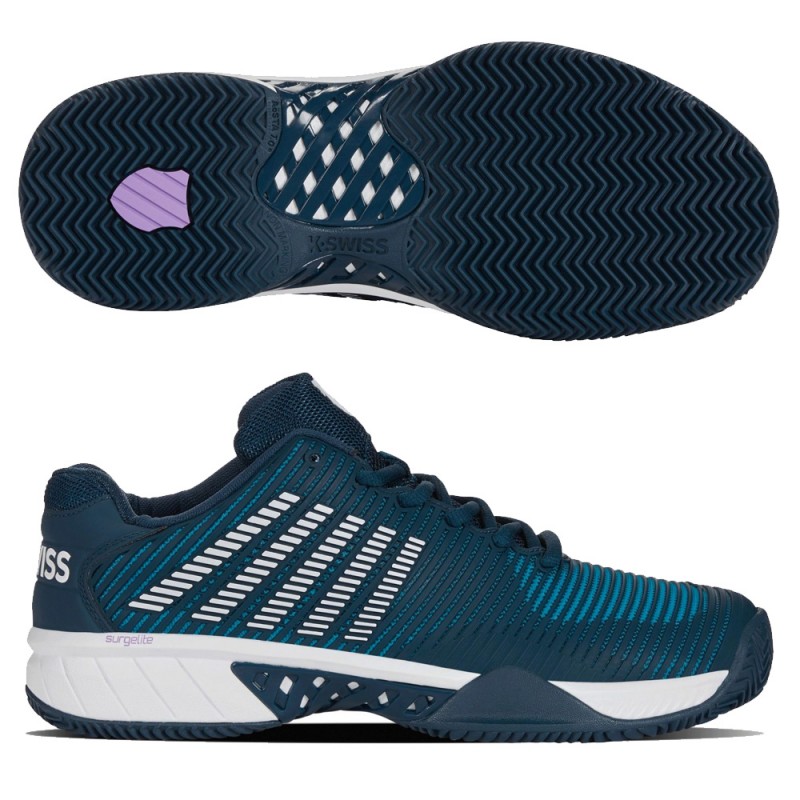 scarpe Kswiss Hypercourt Express 2 HB stagno riflettente blu coloniale scarpe Kswiss Hypercourt Express 2 HB stagno riflettente blu coloniale