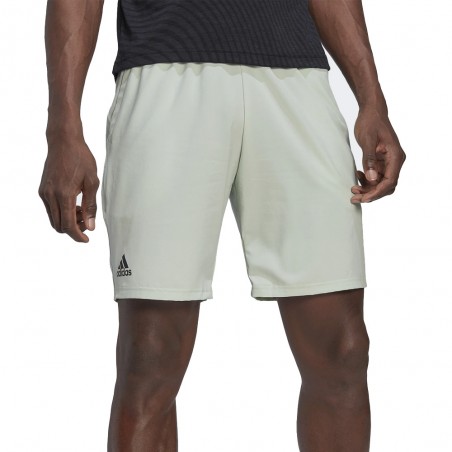 Pantaloncini Adidas Club sw lino verde inserto in rete Zona de Padel